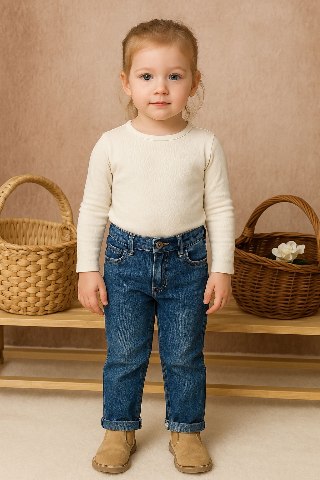 Dívčí džíny modré 