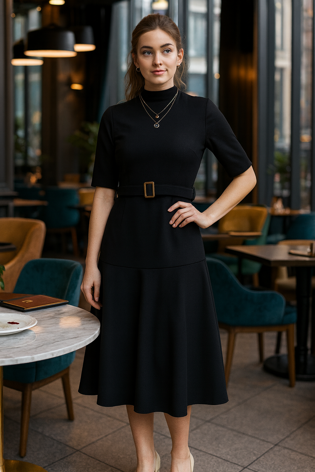 Elegantní dámské šaty 