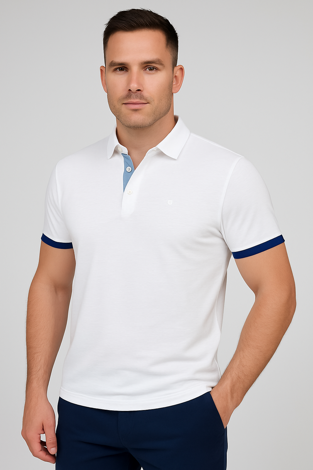 Pánské polo tričko Bílé 