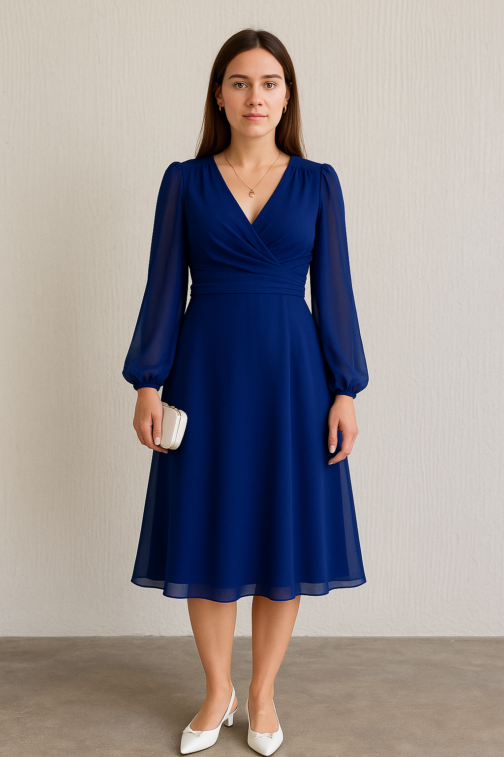 Společenské šaty modré 