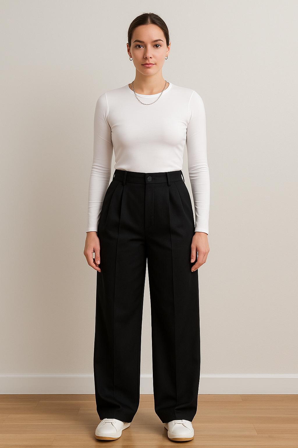 Široké kalhoty dámské-elegantní 