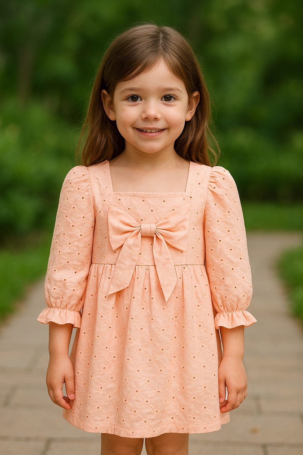 Růžová šatička pro holky 