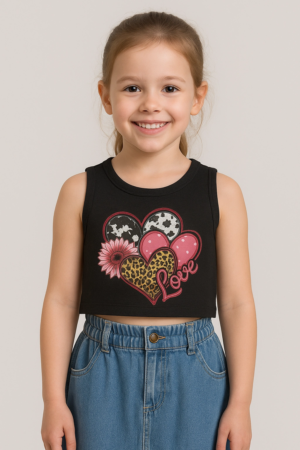 Dětské dívčí tričko s potiskem 