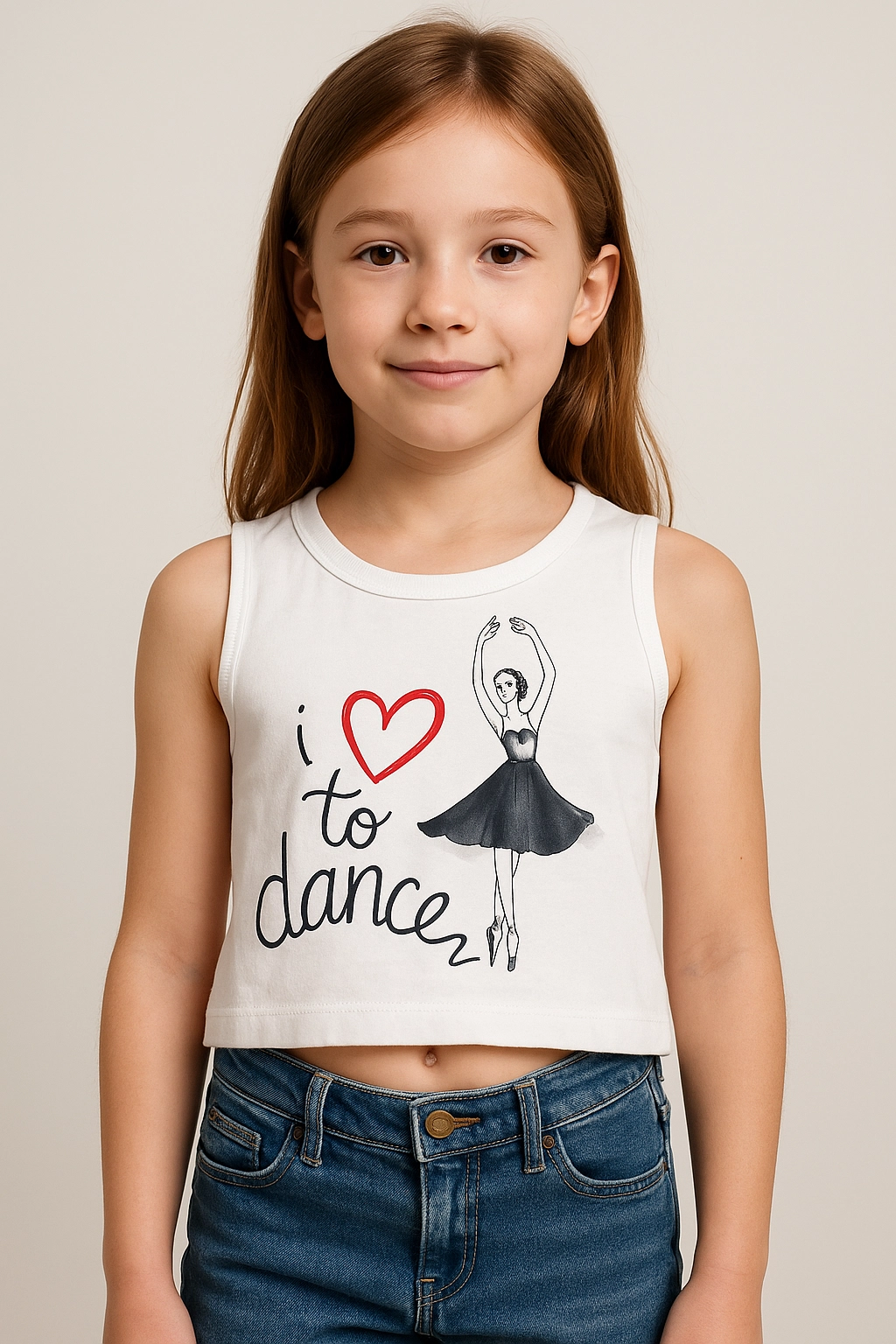 Dětské tričko- dívčí s potiskem 