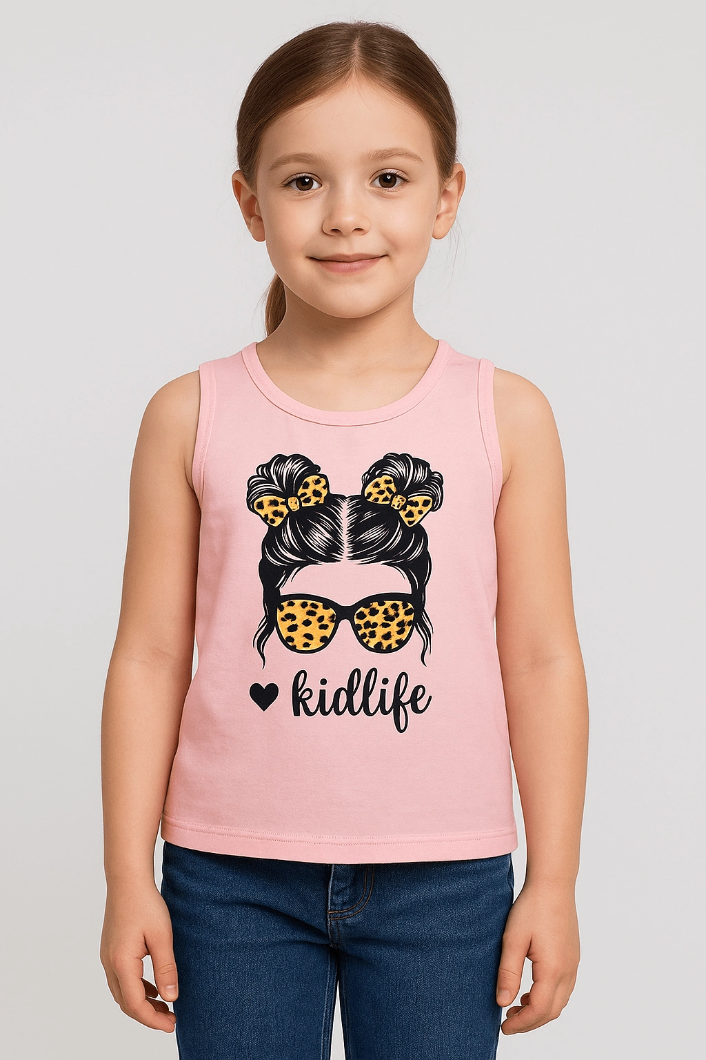 Dětské dívčí tričko s potiskem 