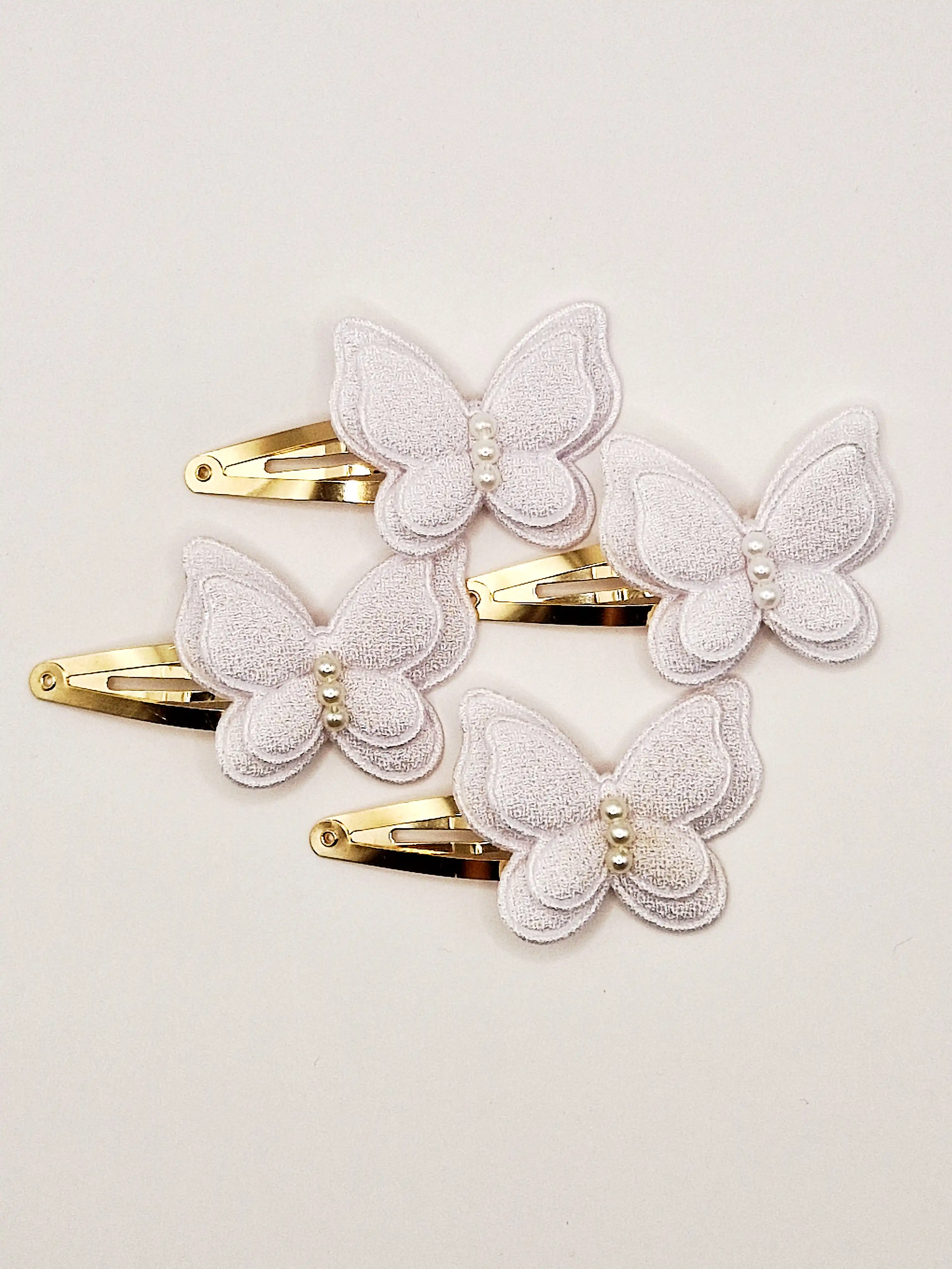 Sponky do vlasů s motýlkem 