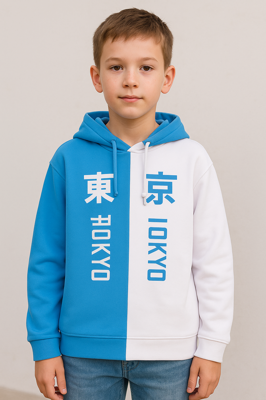 Chlapecká mikina s kapucí a potiskem Wanex brand 