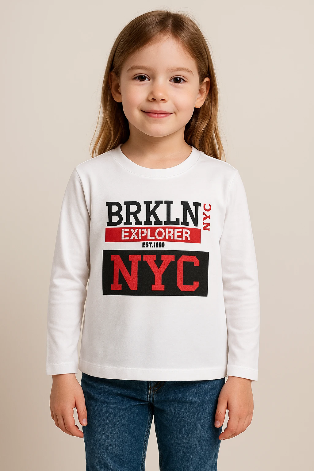 Dívčí mikina s potiskem 