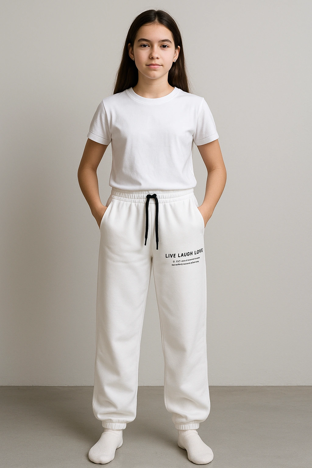 Dívčí široké tepláky 