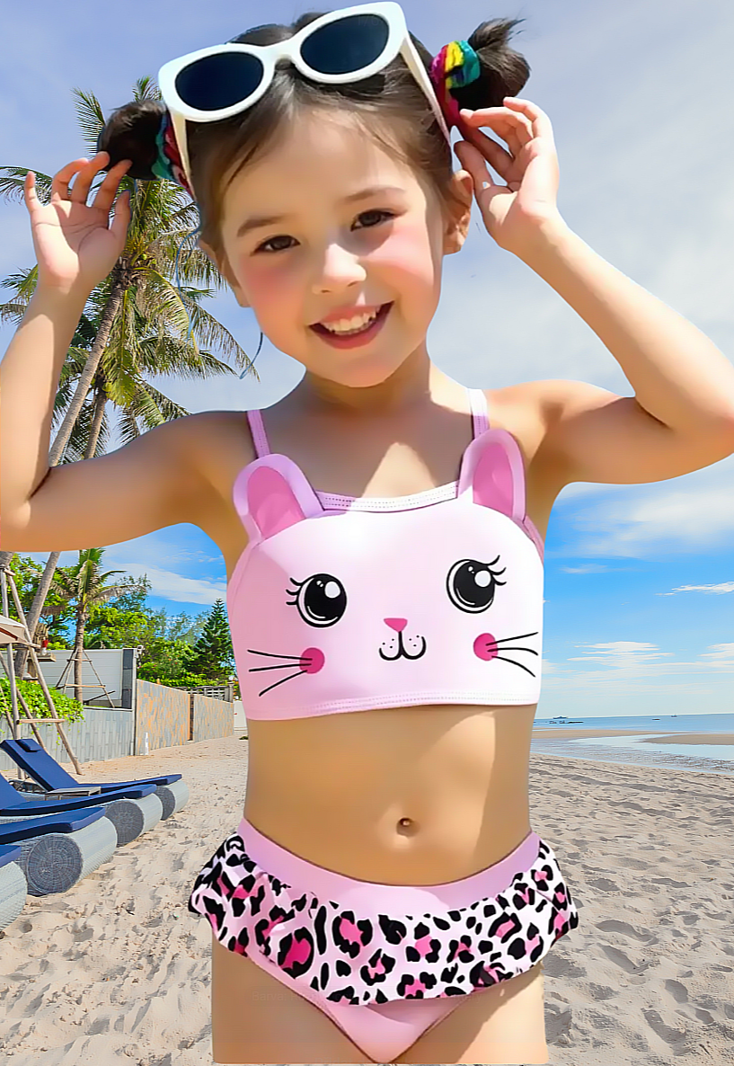 Dívčí plavky Dvoudílné 