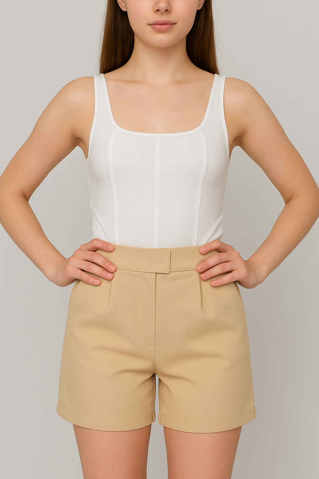 Dámské elegantní široké kraťasy 