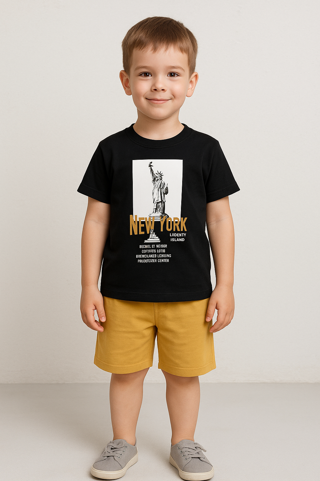 Letní chlapecká souprava s potiskem 