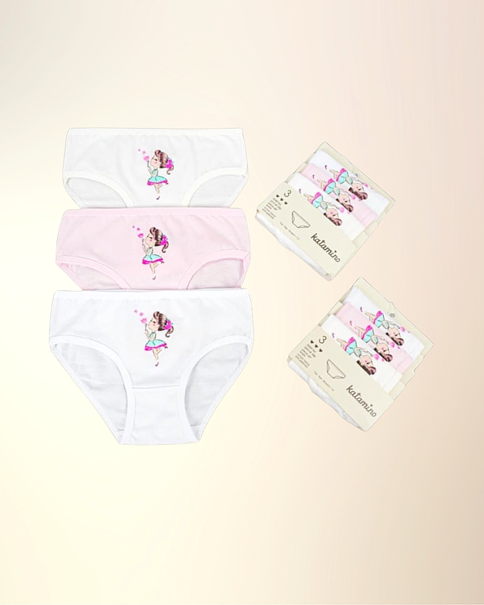 Dětské kalhotky pro dívky s potiskem 