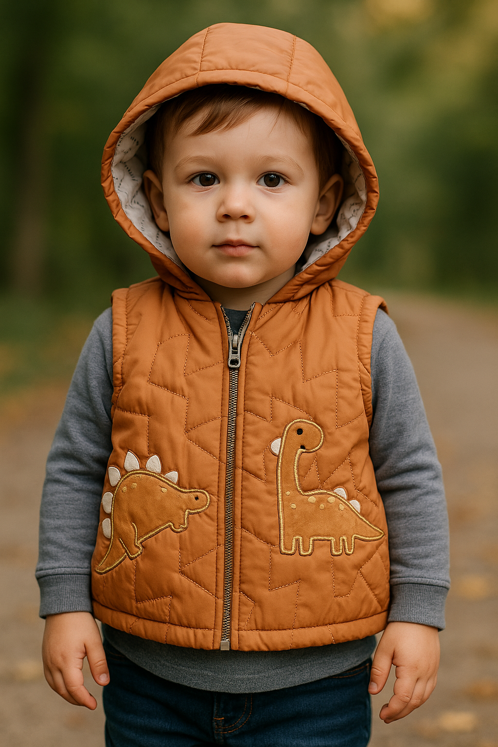 Chlapecká vesta s potiskem pro miminka 