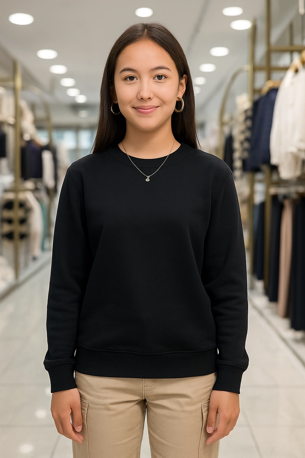 Dívčí mikina volná 