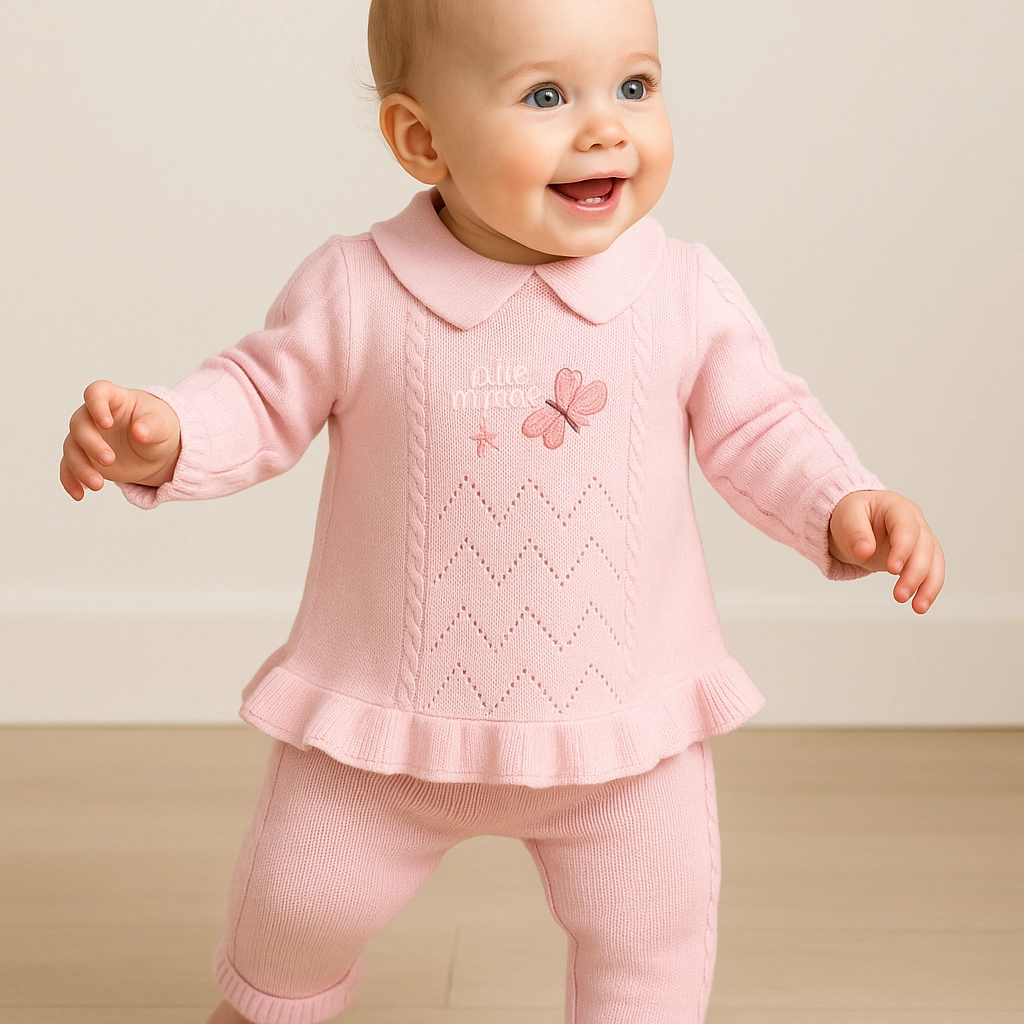 Pletená souprava pro dívky 