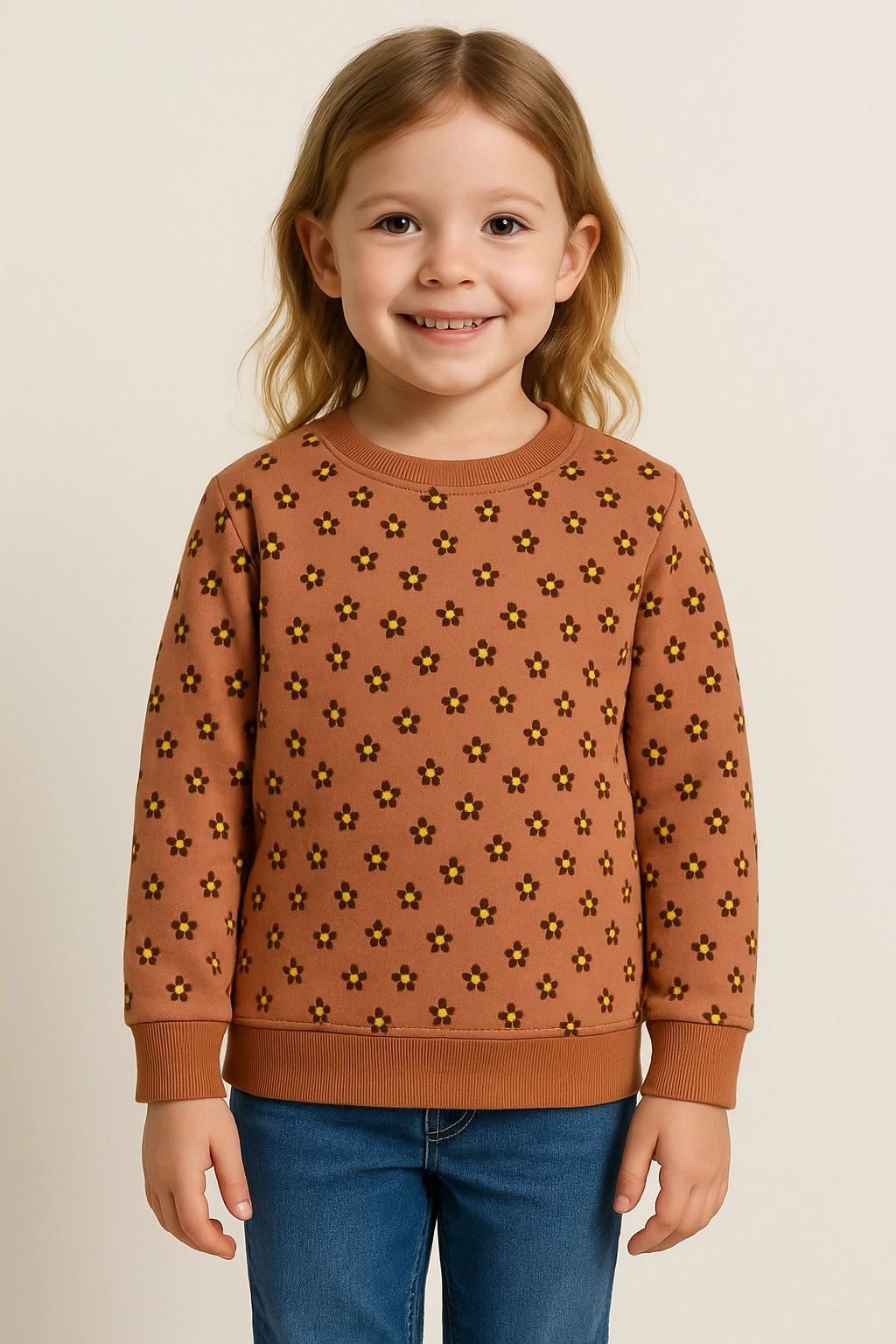 Dívčí mikina s fleecem 