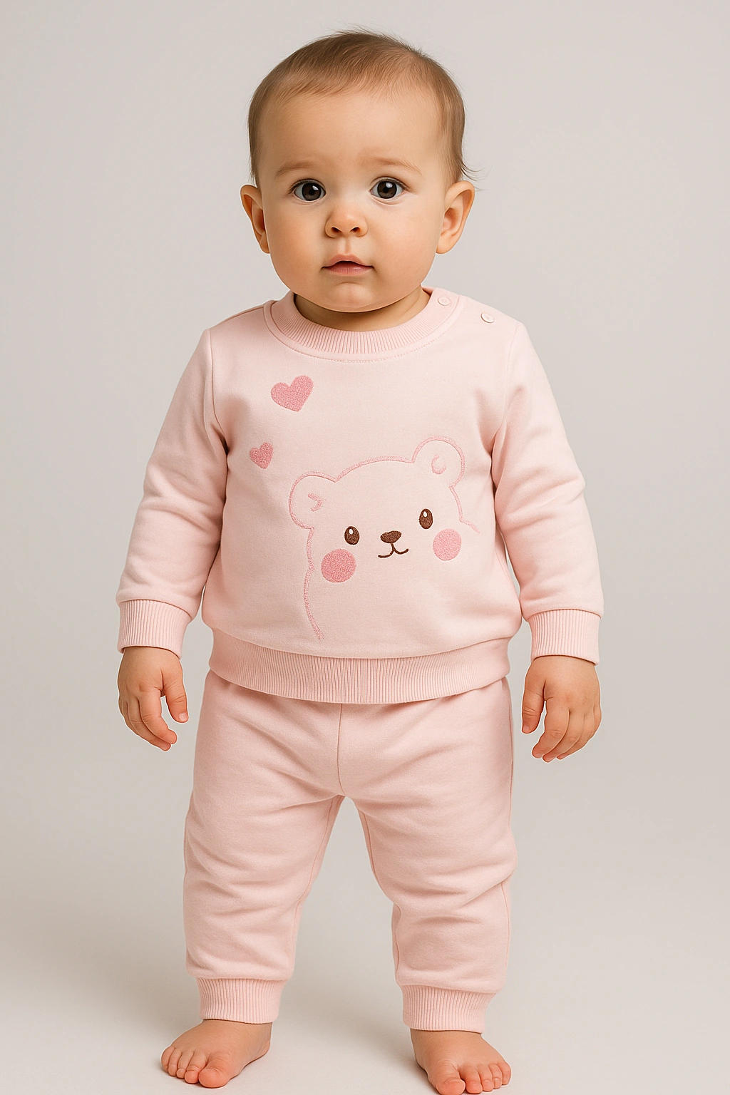 Roztomilá tepláková souprava pro miminka - Dívčí 