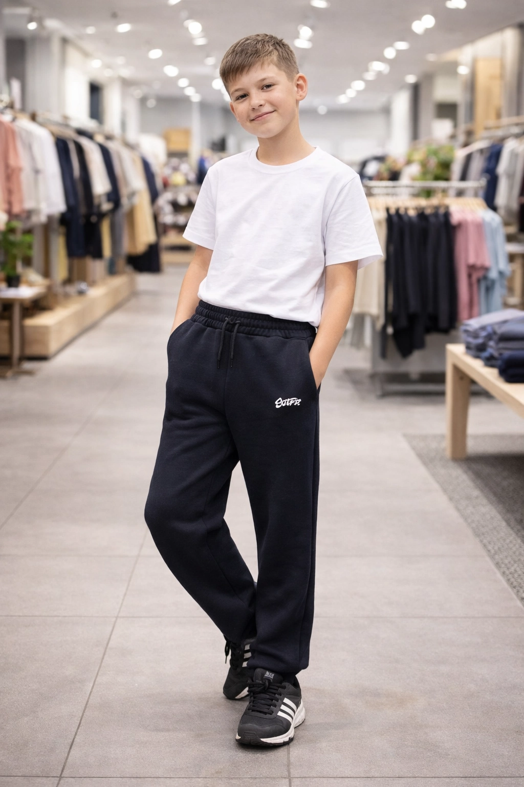 Chlapecké tepláky s fleecem 