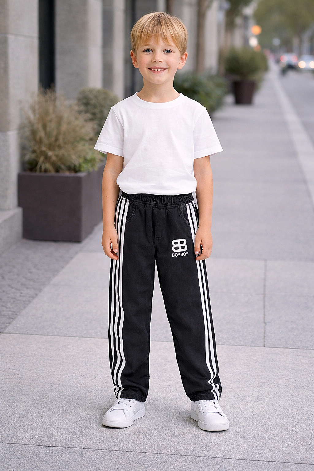 Chlapecké džíny s elastickým pasem 