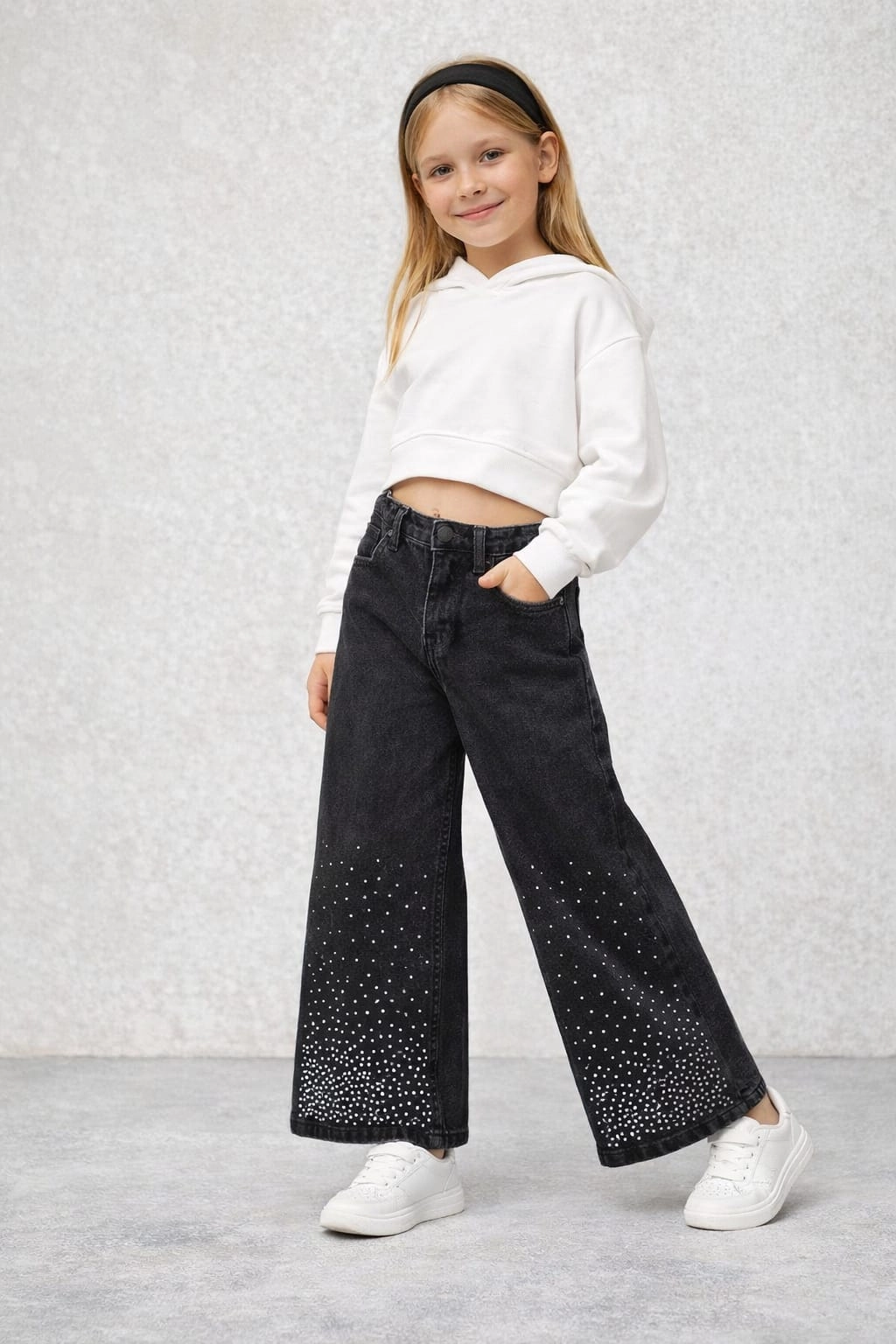 Dívčí džíny s kamínky
