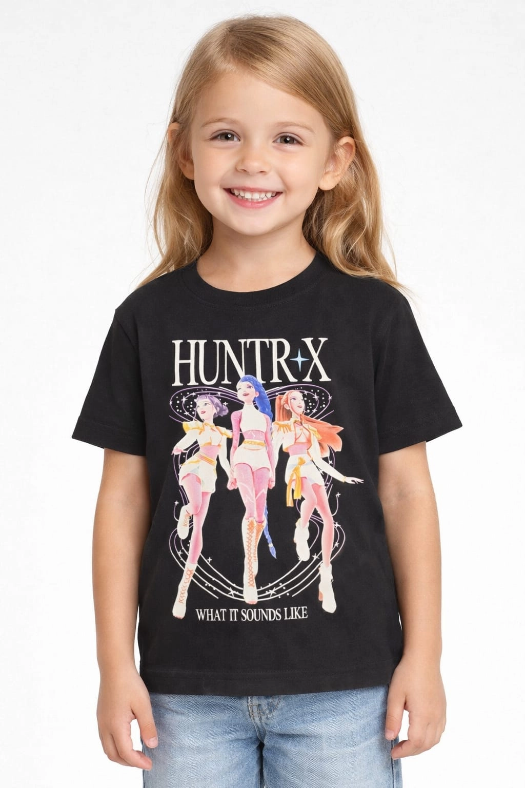 Dívčí tričko s potiskem Huntrix