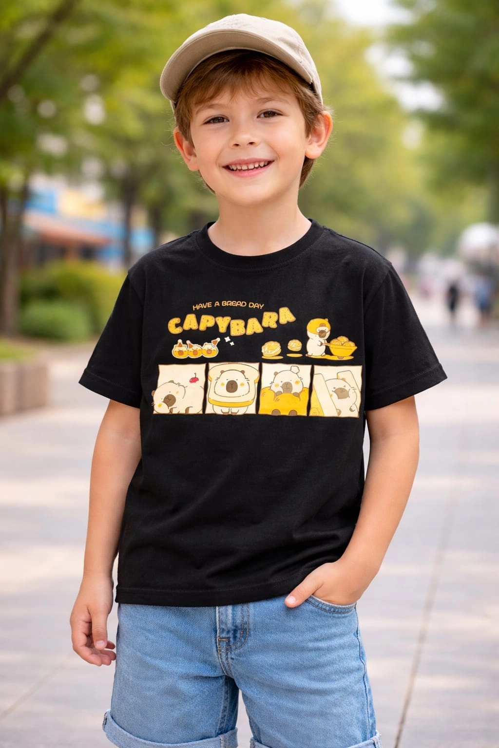 tričko s kapybarou