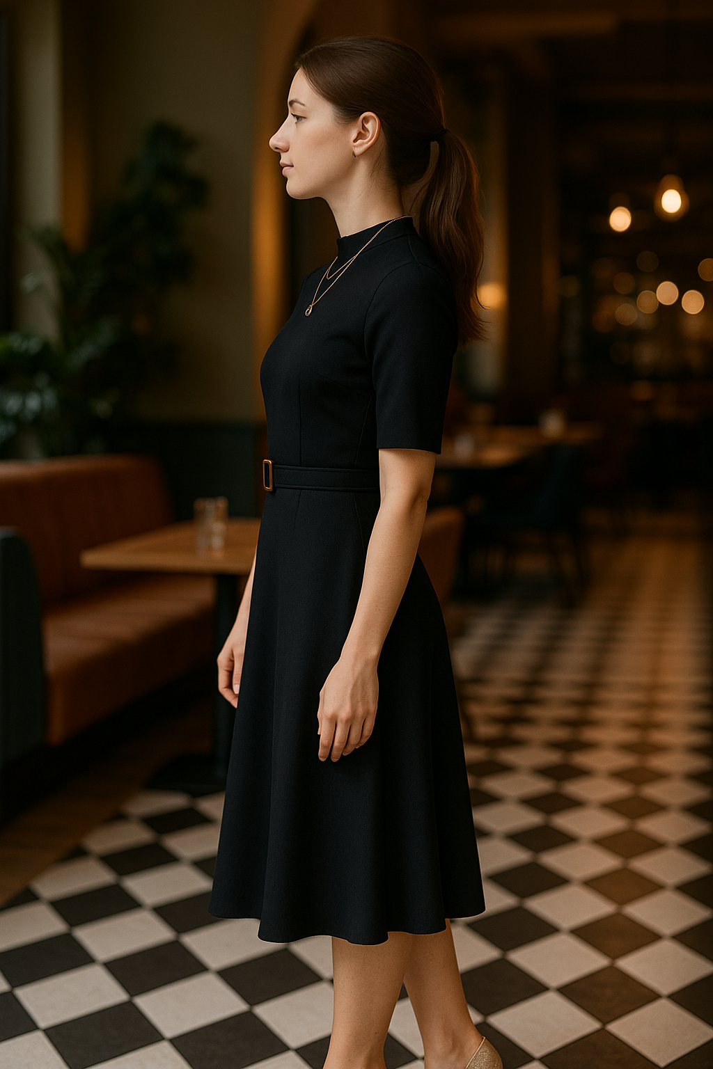 Elegantní dámské šaty 