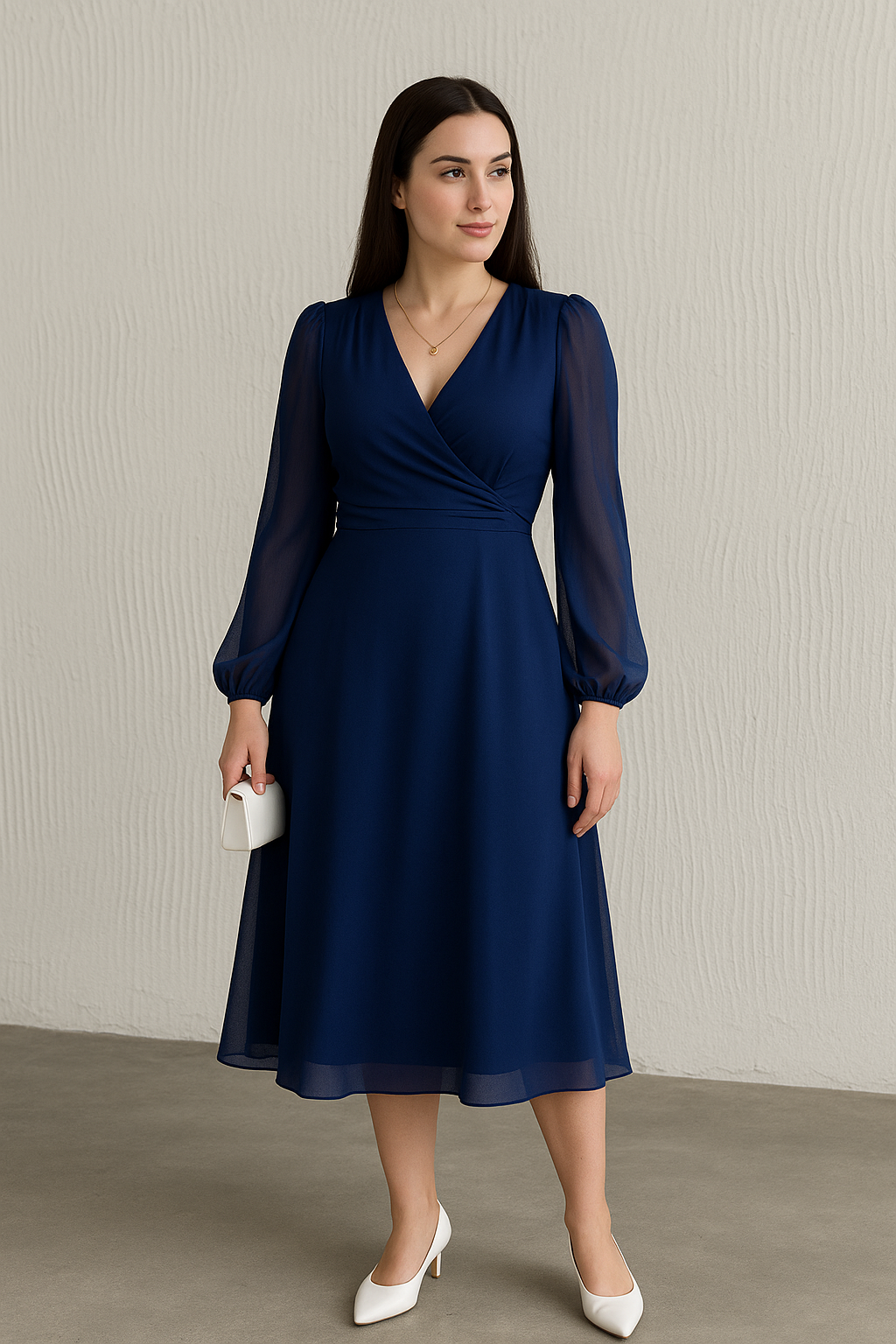 Společenské šaty modré 