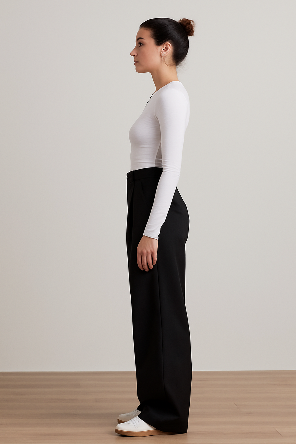 Široké kalhoty dámské-elegantní 