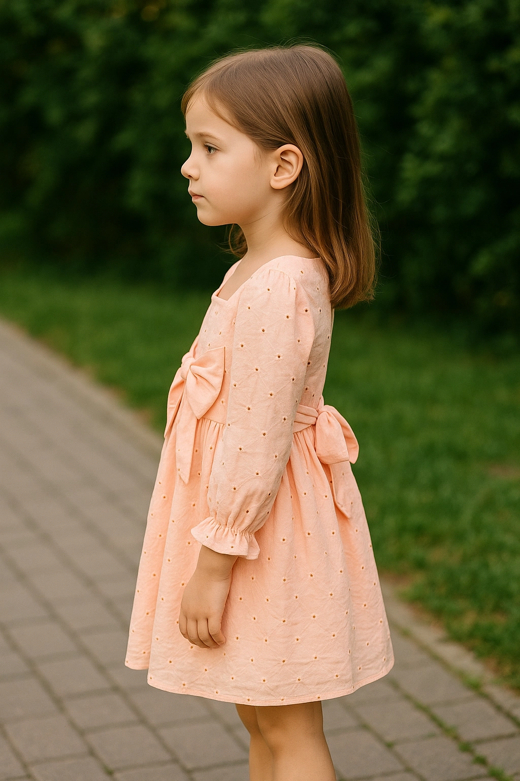 Růžová šatička pro holky 