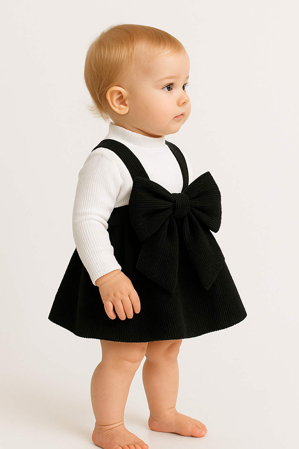 Dívčí šaty+top a mašle