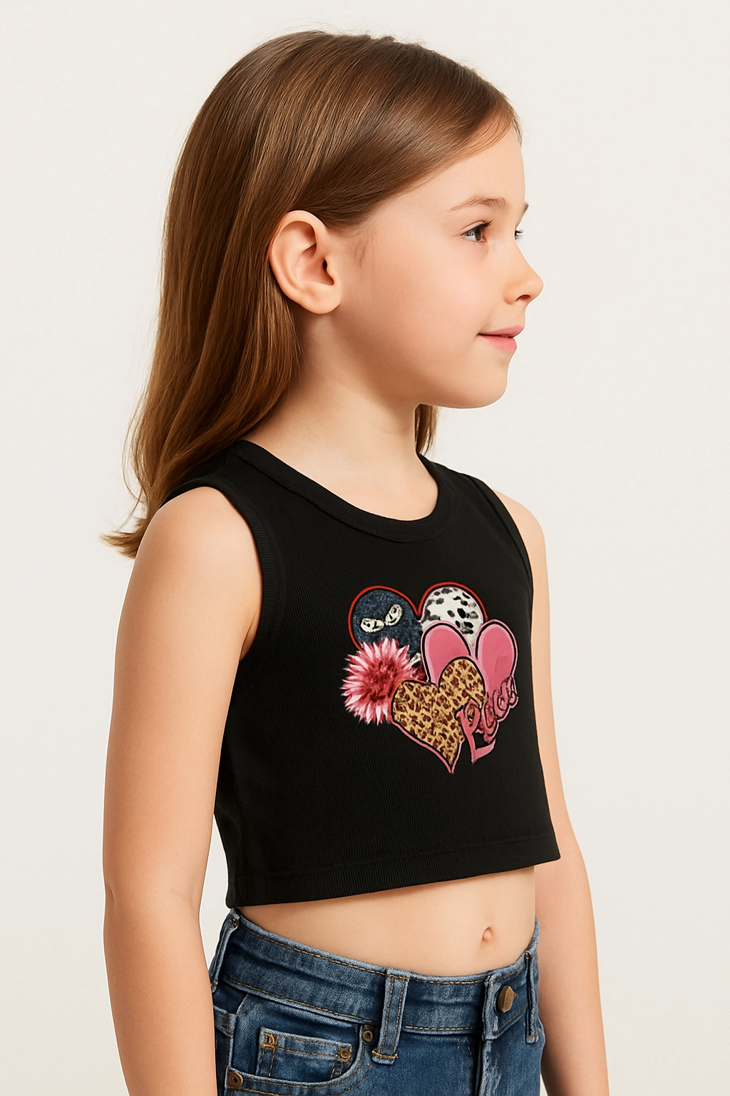 Dětské dívčí tričko s potiskem 
