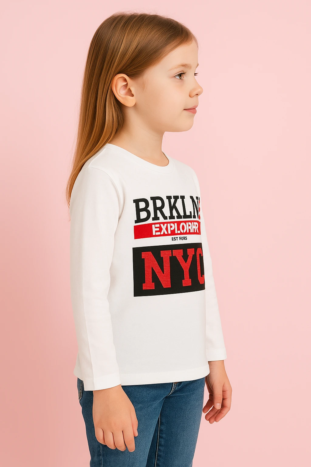 Dívčí mikina s potiskem 