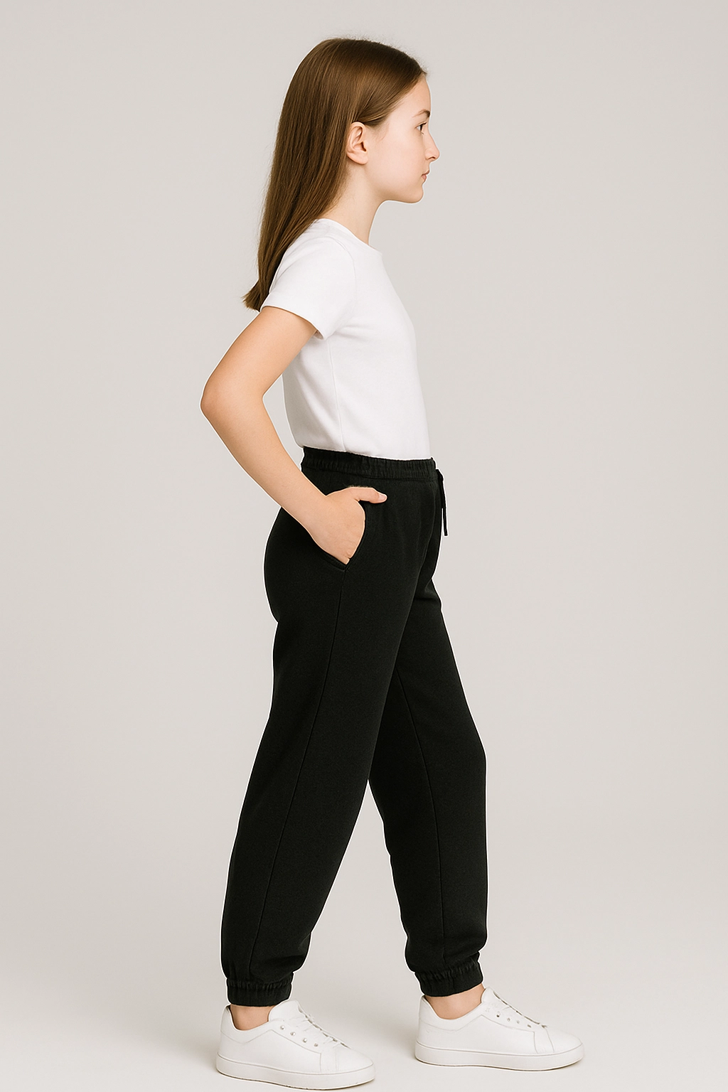 Dívčí tepláky černé 