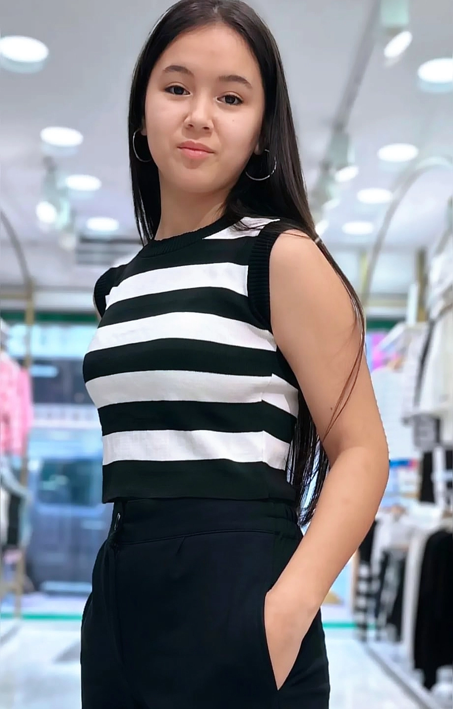 Dívčí pletené tričko 