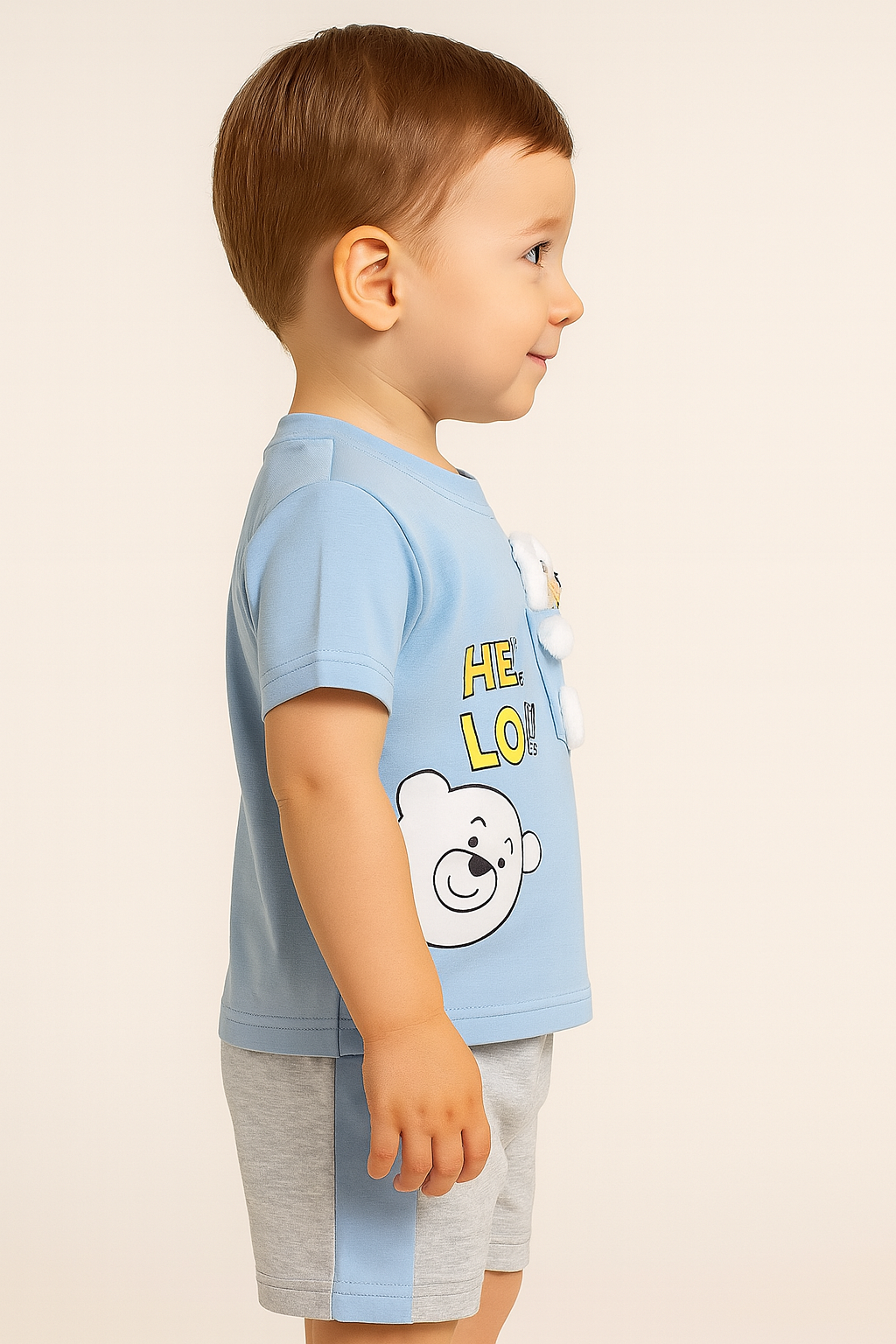 Letní Souprava pro miminka - chlapecká tričko+kraťasy 