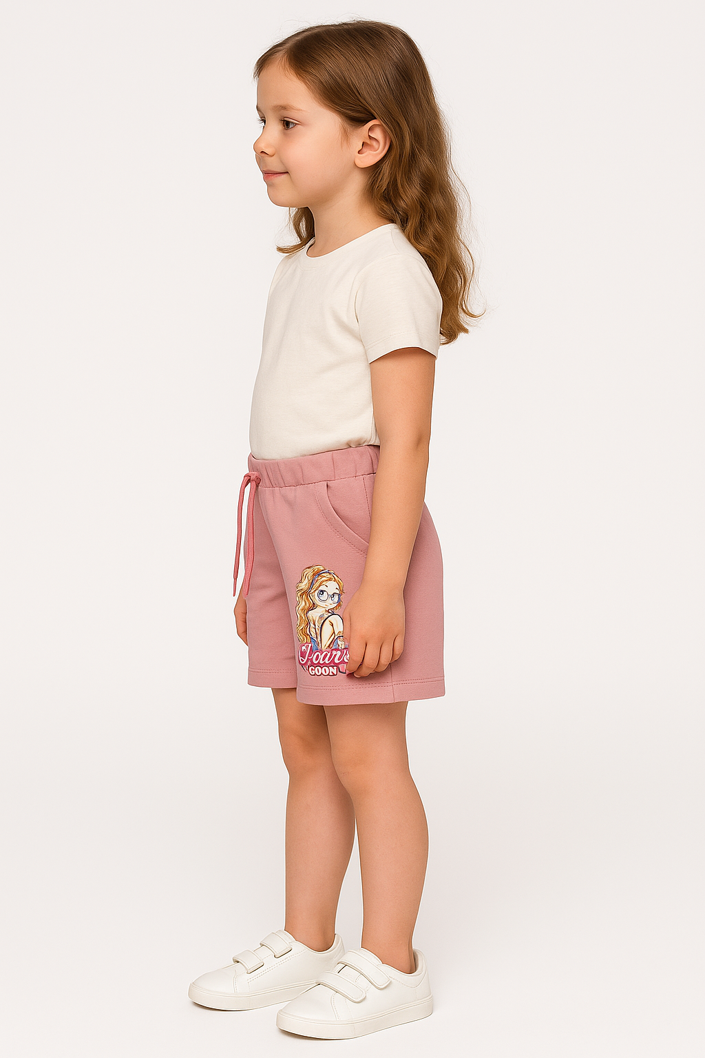 Dívčí kraťasy s potiskem 