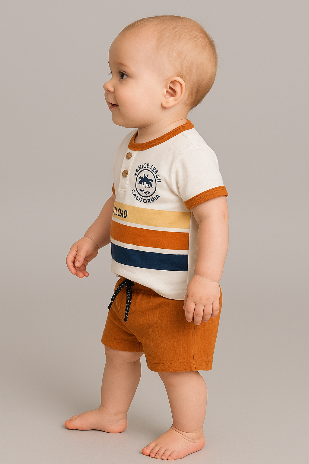 Letní souprava pro miminka tričko+kraťasy 