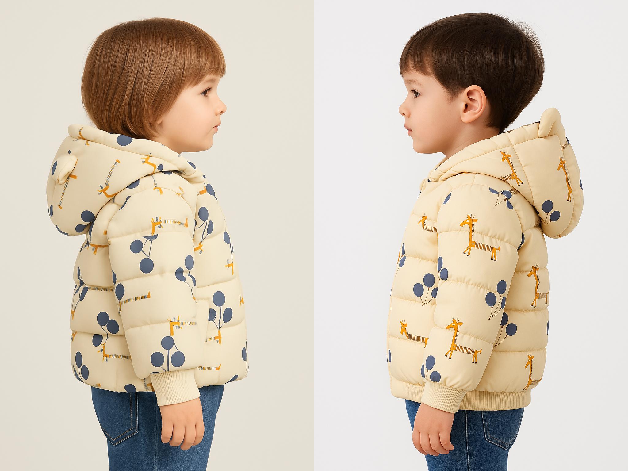 Dětská zimní bunda pro chlapce a dívky 