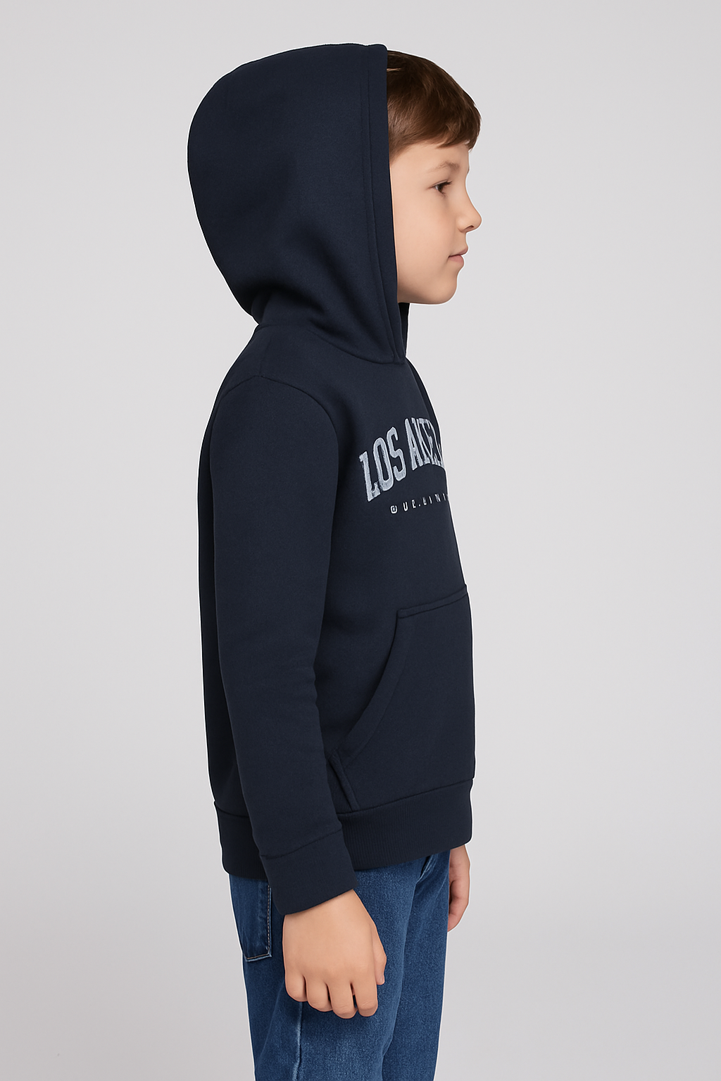 Chlapecká mikina s potiskem a kapucí 