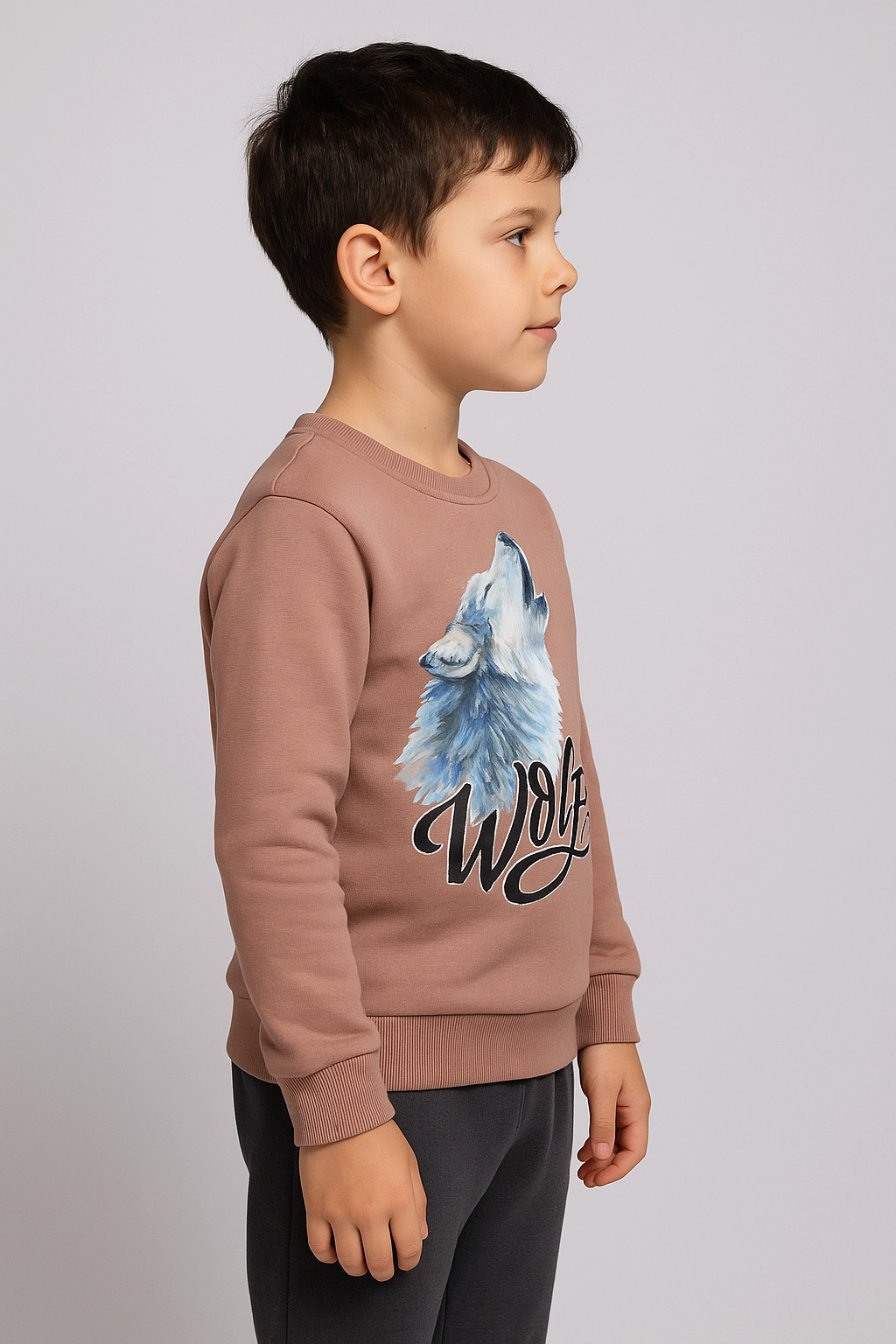 Dětská -Chlapecká mikina s fleecem 