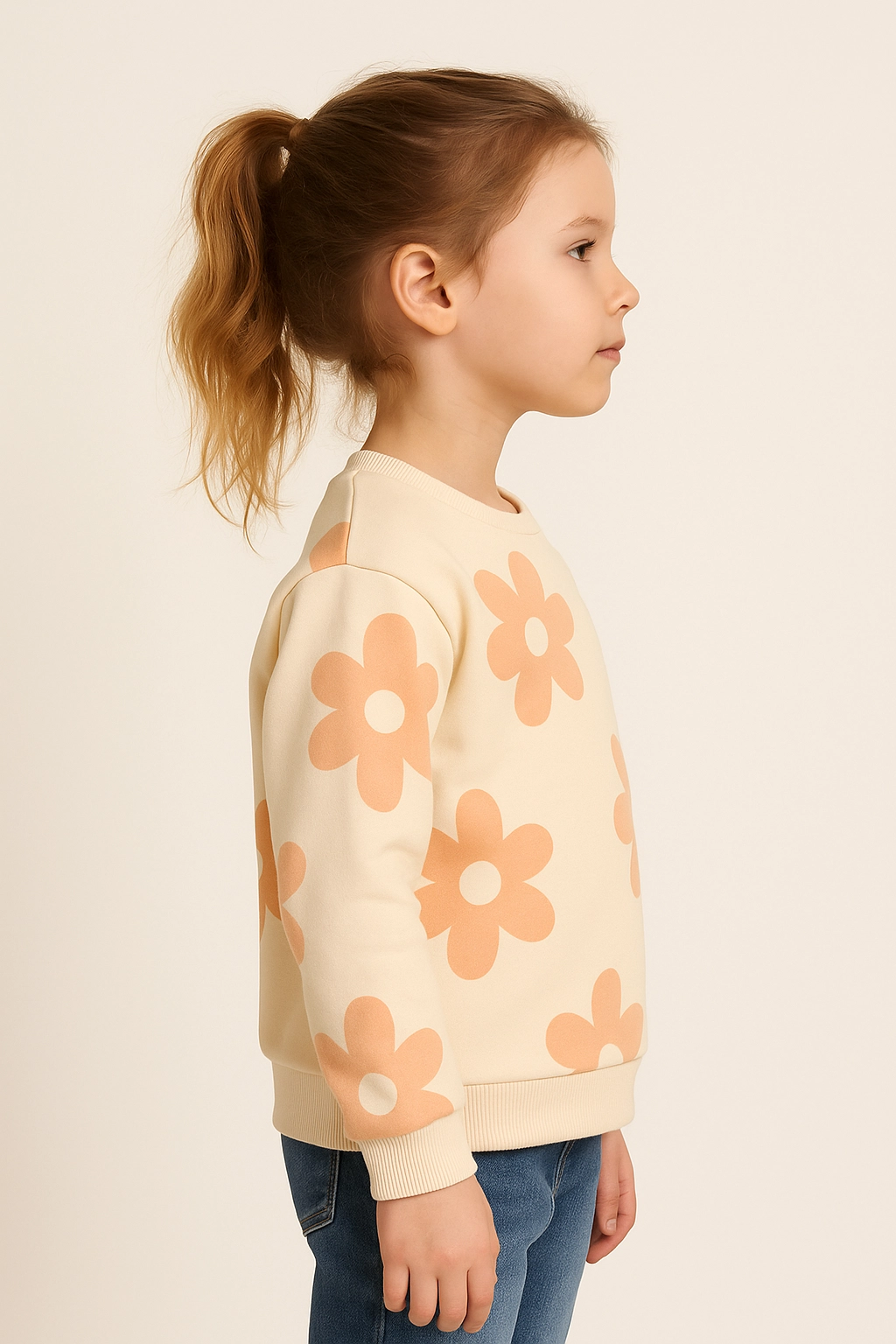 Dívčí mikina s fleecem 