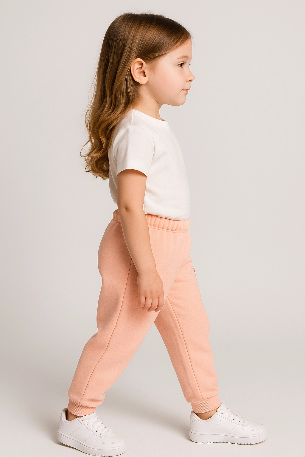 Dívčí tepláky s fleecem 