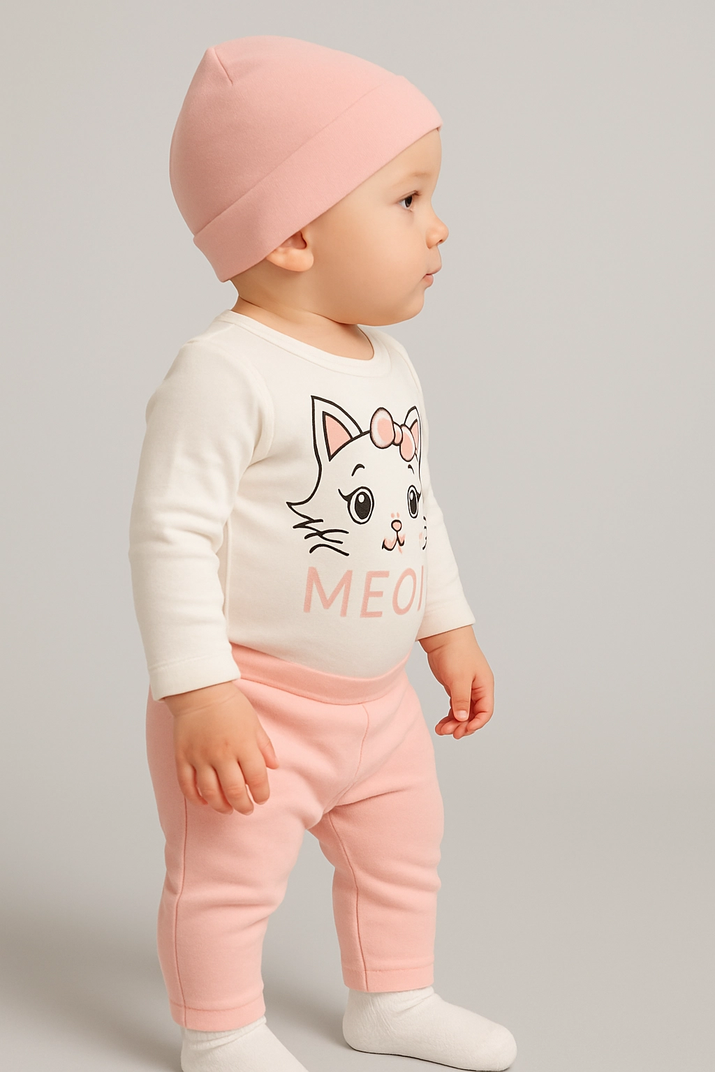 Souprava pro miminka 3 Dílna-Bodyček, kalhoty, čepice