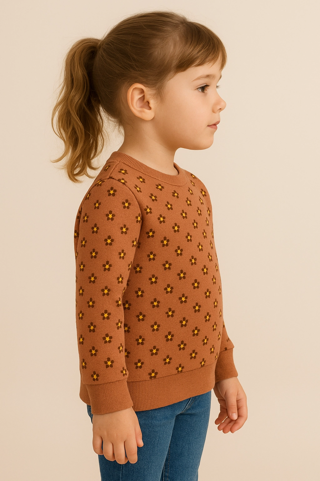 Dívčí mikina s fleecem 