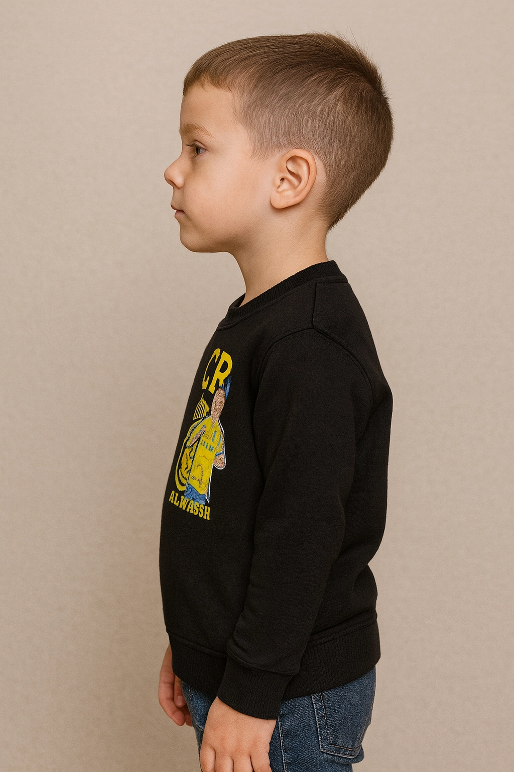 Chlapecká mikina fleecem a potiskem Ronaldem