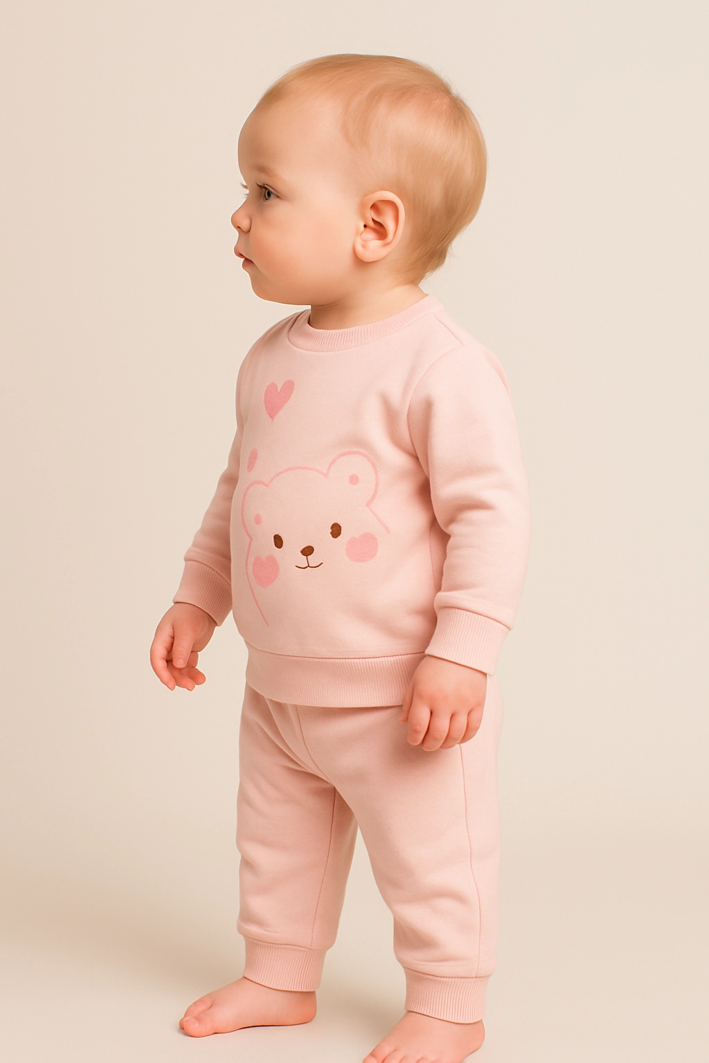 Roztomilá tepláková souprava pro miminka - Dívčí 