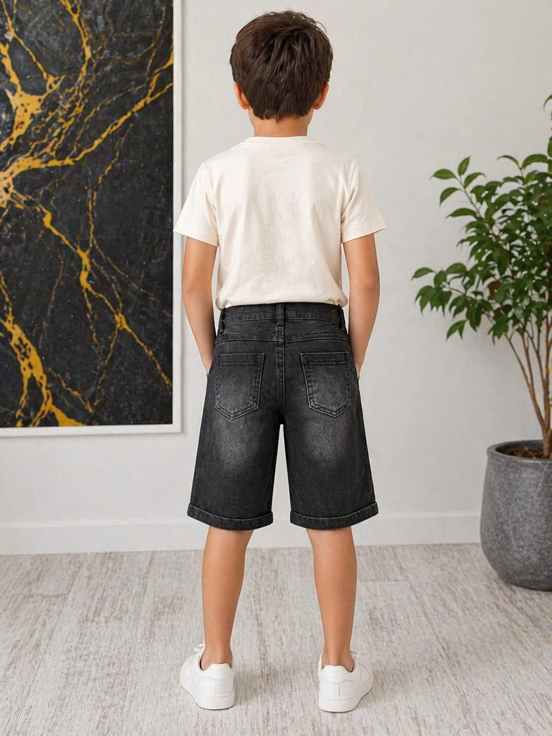 Chlapecké džínové kraťasy