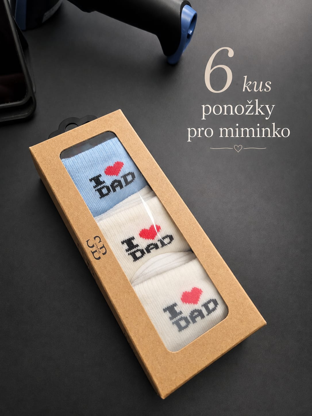 Dětské ponožky „I Love Dad